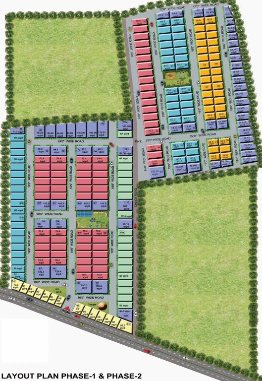 Images for Layout Plan of Lucky Palm Green Villas