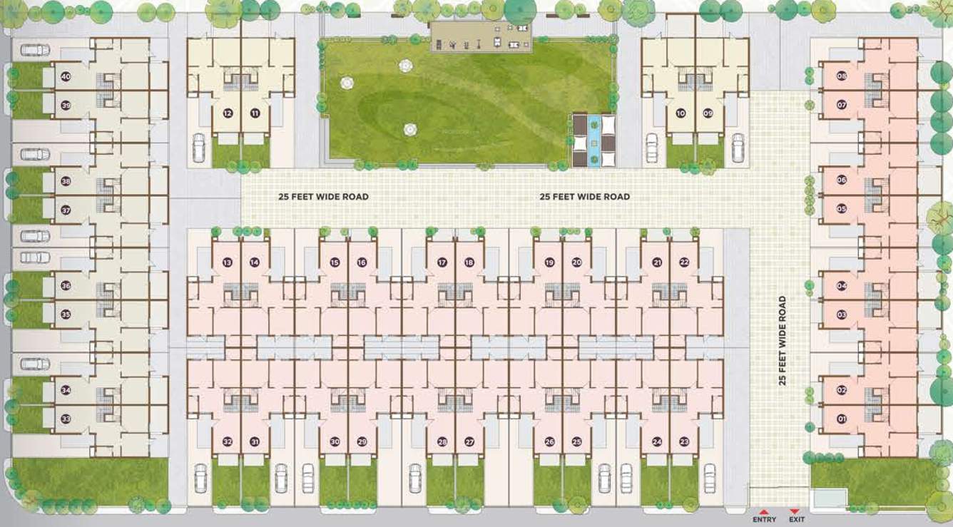 Images for Layout Plan of Aamod Vihaan Bungalows