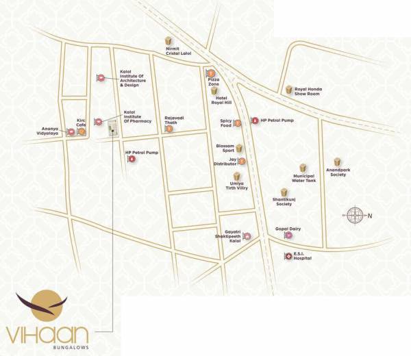 Images for Location Plan of Aamod Vihaan Bungalows