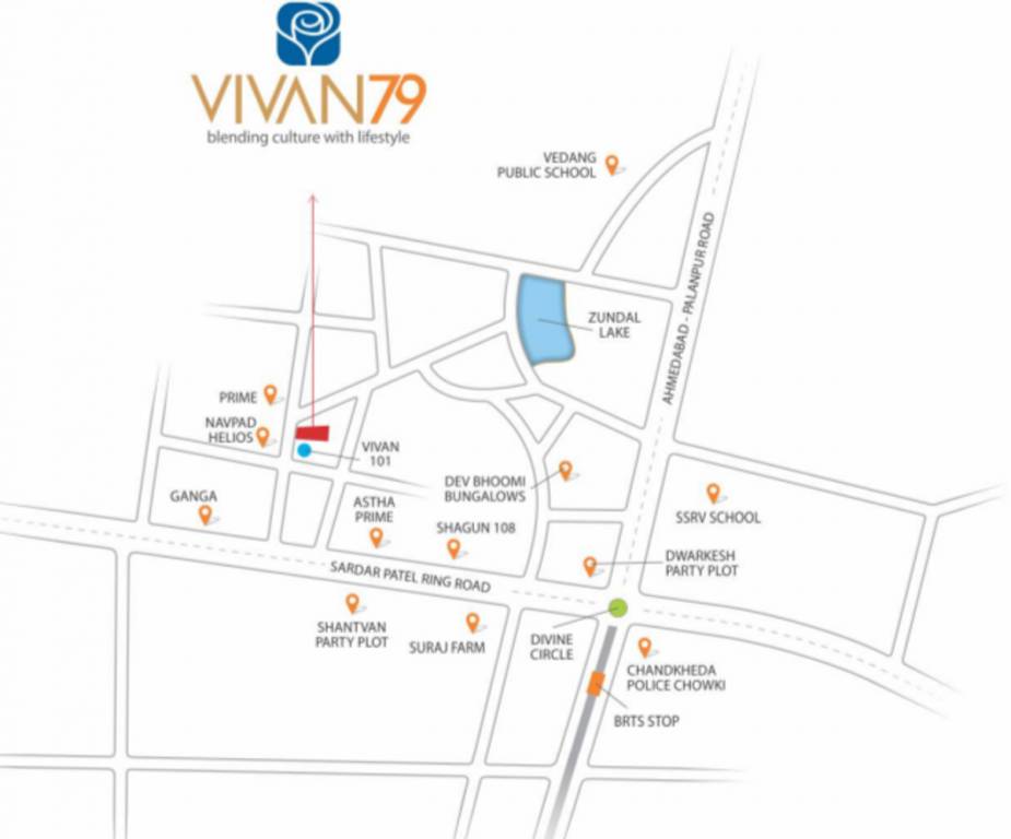 Images for Location Plan of Shree Infrastructure Vivan 79