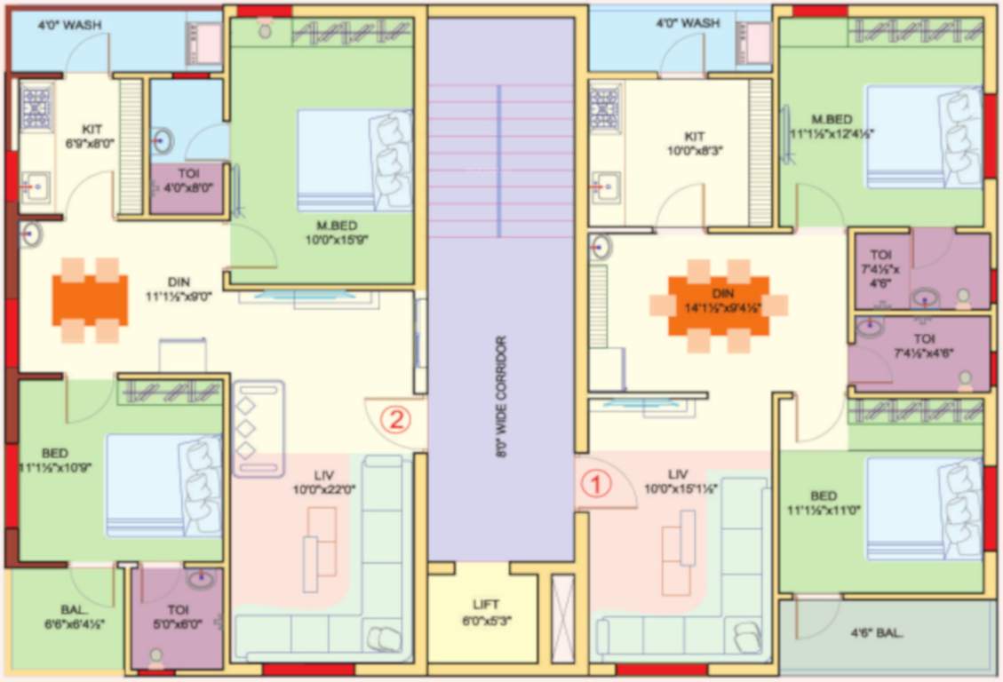  pride Tyical Floor Plan