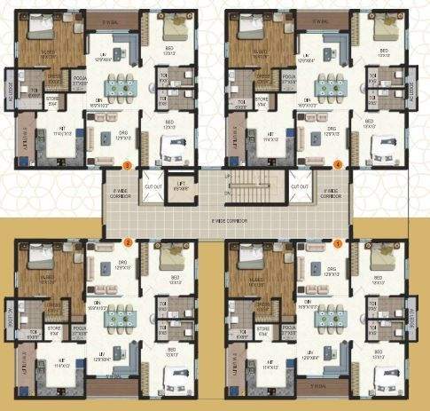  splendid homes Cluster Plan