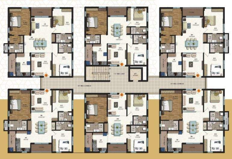  splendid homes Cluster Plan
