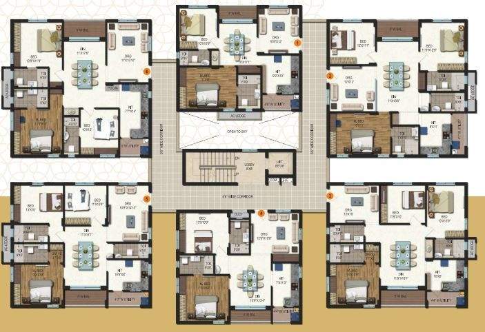  splendid homes Cluster Plan