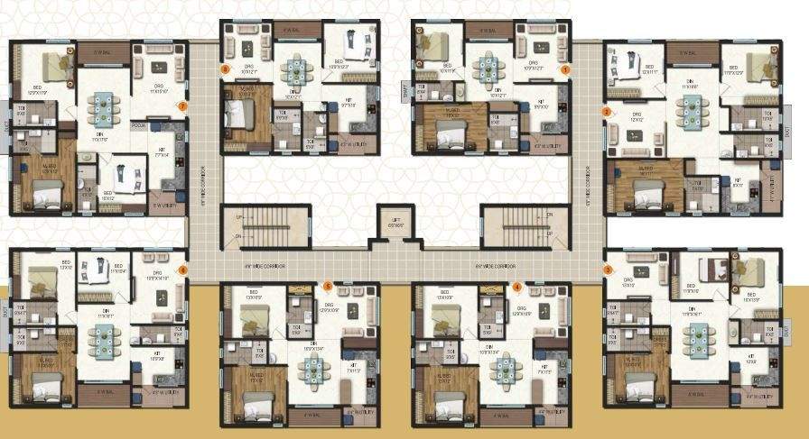  splendid homes Cluster Plan