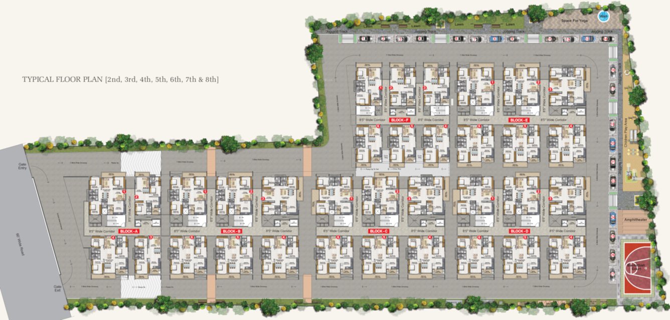 shantiniketan Layout Plan