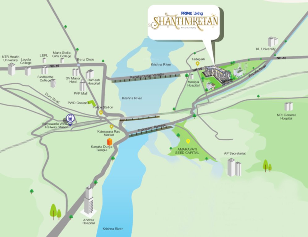 shantiniketan Location Plan