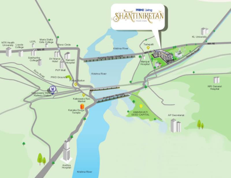  shantiniketan Location Plan