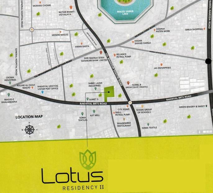  lotus-residency-2 Location Plan