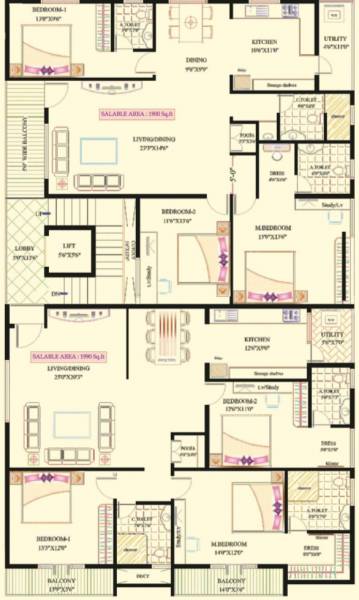  bless Bless Cluster Plan For Typical Floor