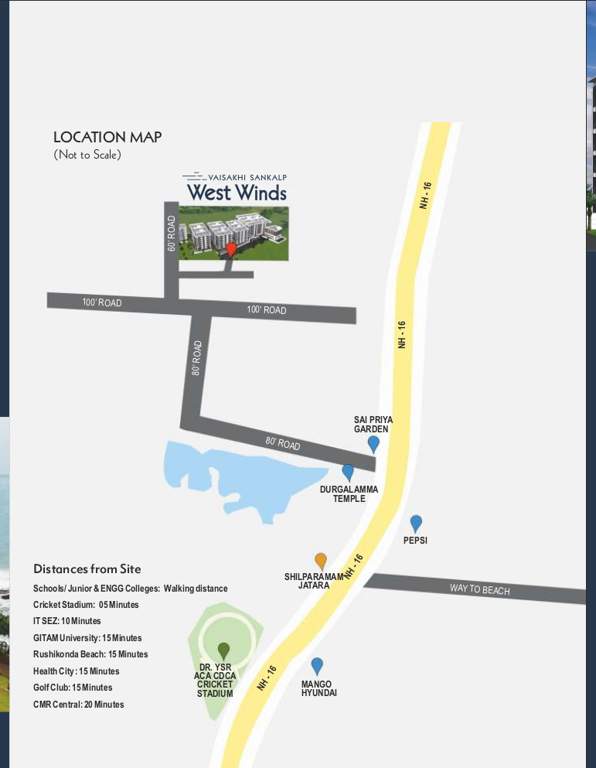  west winds Location Plan