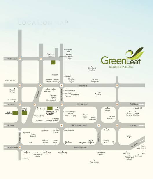  green-leaf Location Plan