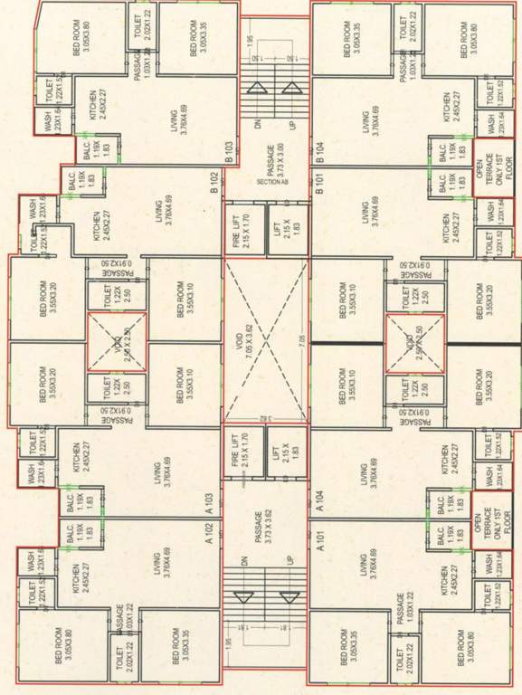 Images for Cluster Plan of Arunoday Narayanam