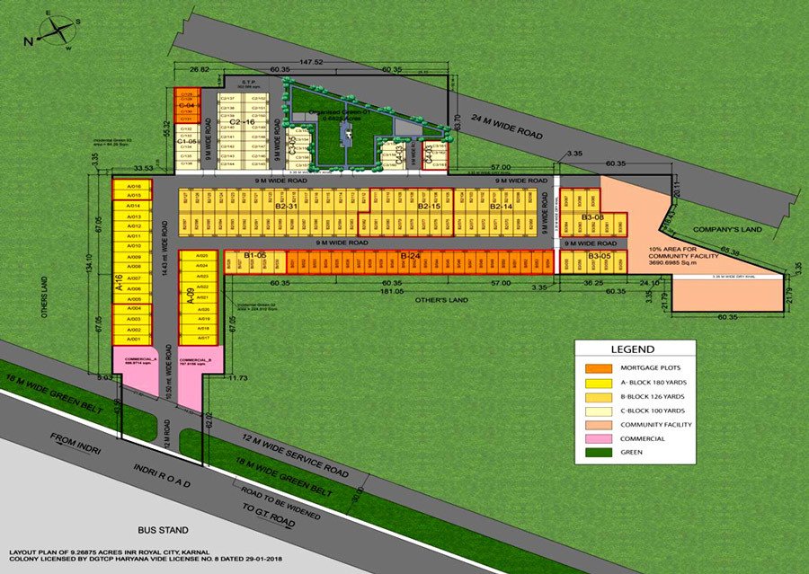  royal city Layout Plan