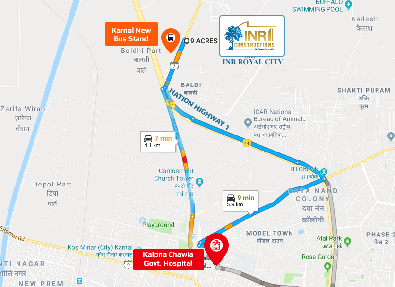 royal city Location Plan