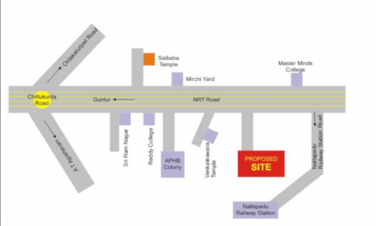 sitara galaxy Location Plan