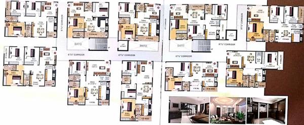  green-castle Typical Floor Plan from 1st to 4th Floor