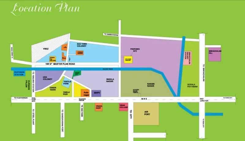  sita rama gardens phase 4 Location Plan