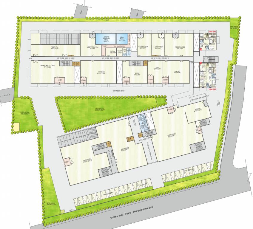  touchstone towers Layout Plan