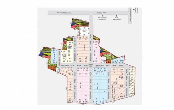  sri-chakra-green-valley Layout Plan