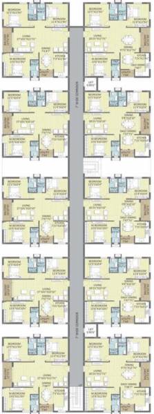  florence-village-phase-2 Typical Floor Plan  Of Block F