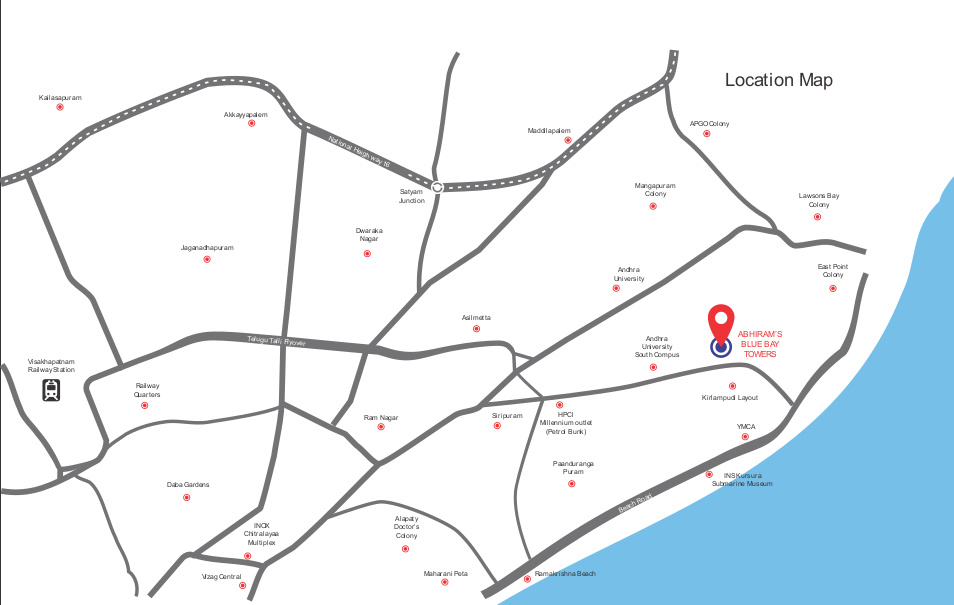  blue bay towers Location Plan