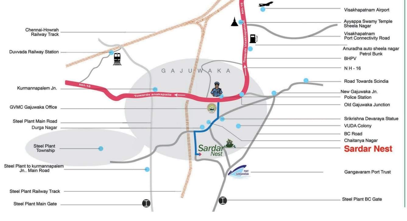  square Location Plan