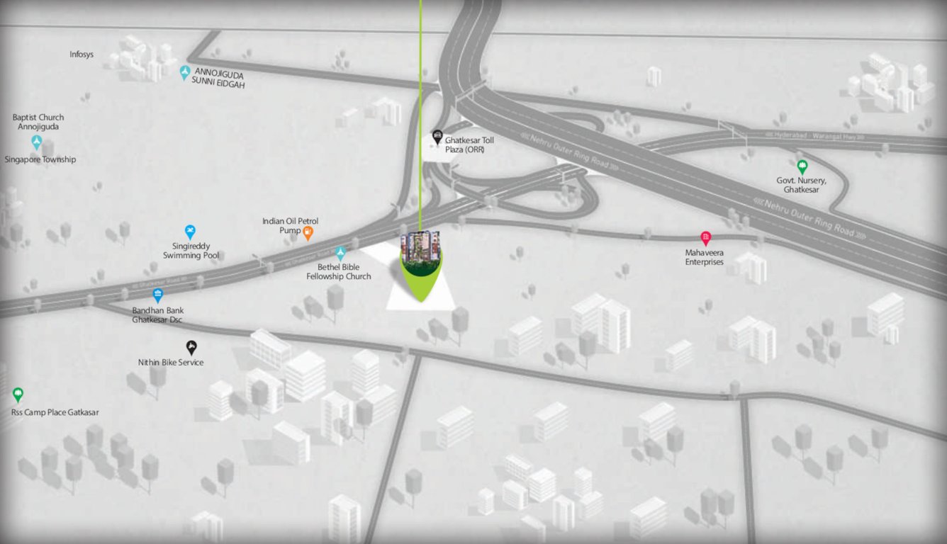  premlatha grandeur Location Plan