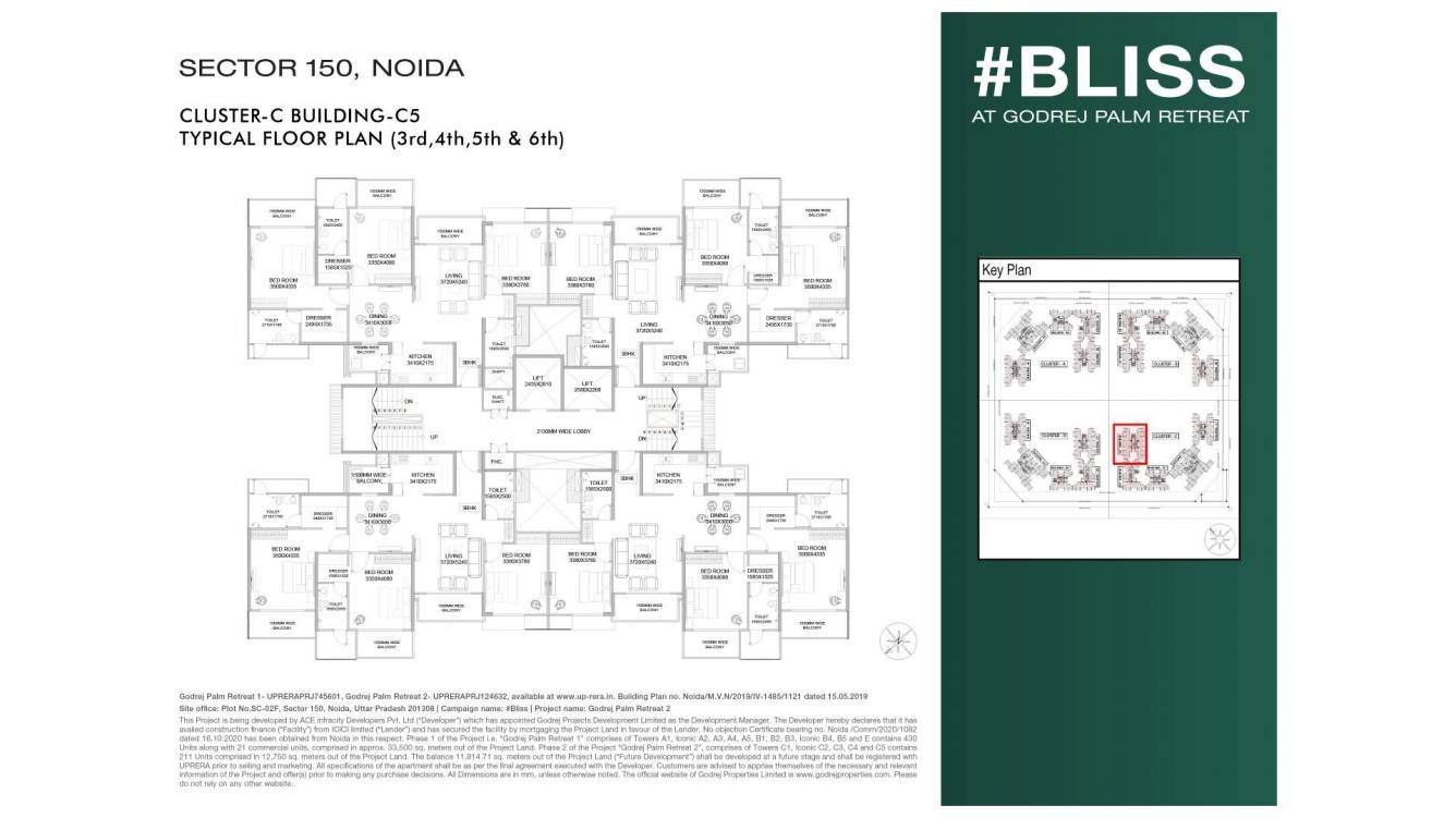  palm retreat 2 Tower C5 Cluster Plan