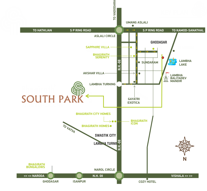  south park Location Plan