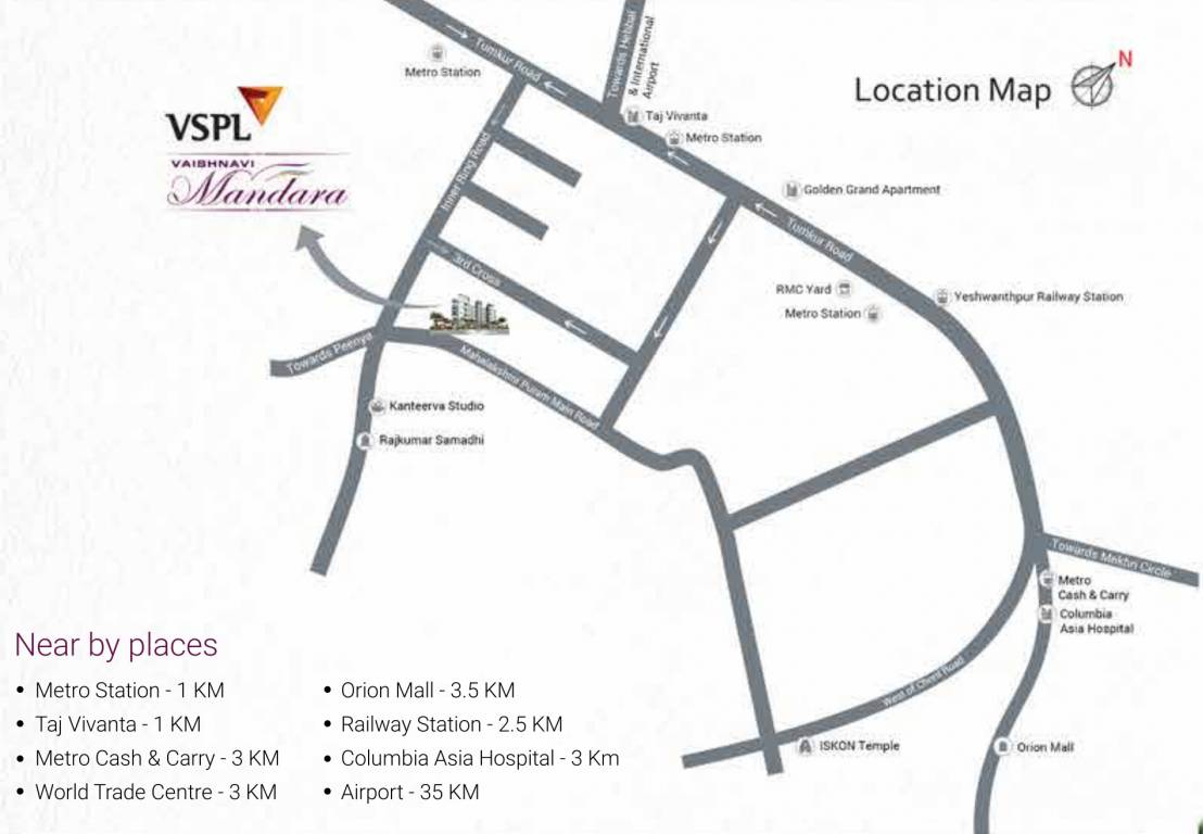 Images for Location Plan of VSPL Vaishnavi Mandara