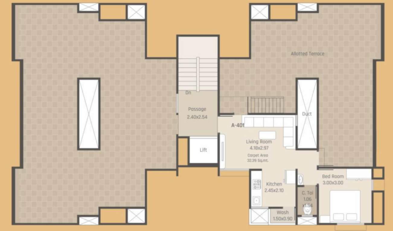  gold Tower A Cluster Plan