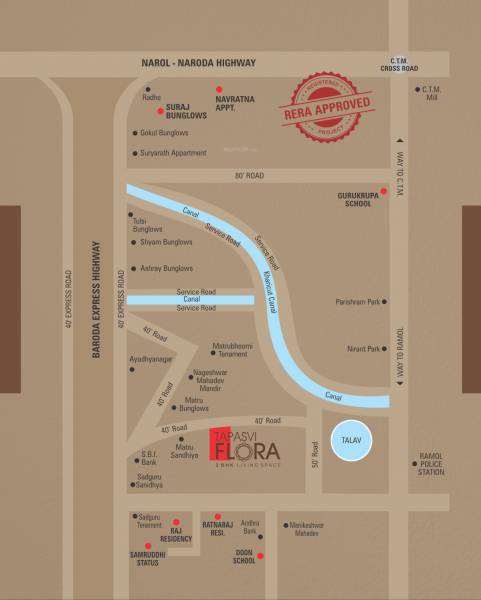  tapasvi-flora Location Plan