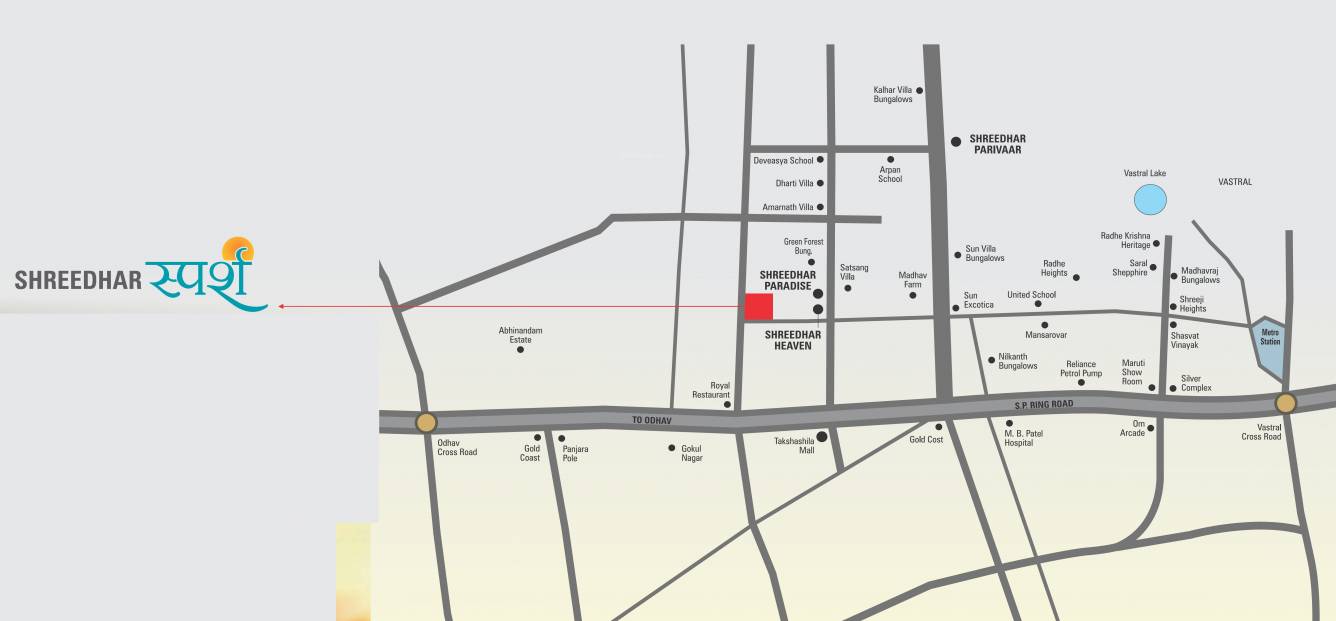 Images for Location Plan of Shreeji Shreedhar Sparsh