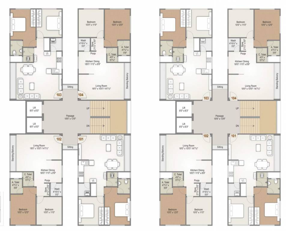 keshav heights Cluster Plan