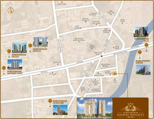 Images for Location Plan of Rameshwaram Keshav Heights
