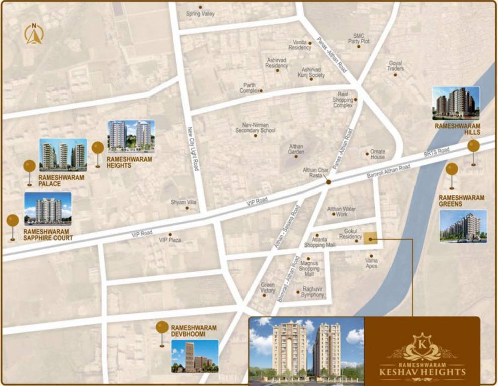 Images for Location Plan of Rameshwaram Keshav Heights