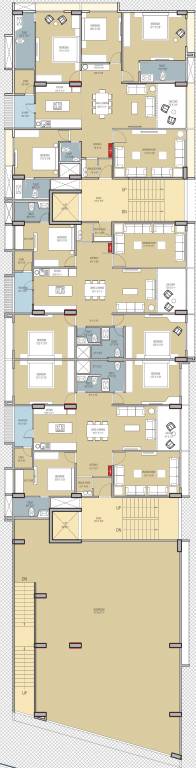 Images for Cluster Plan of Tirupati Shreeji Heights