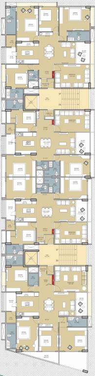 Images for Cluster Plan of Tirupati Shreeji Heights