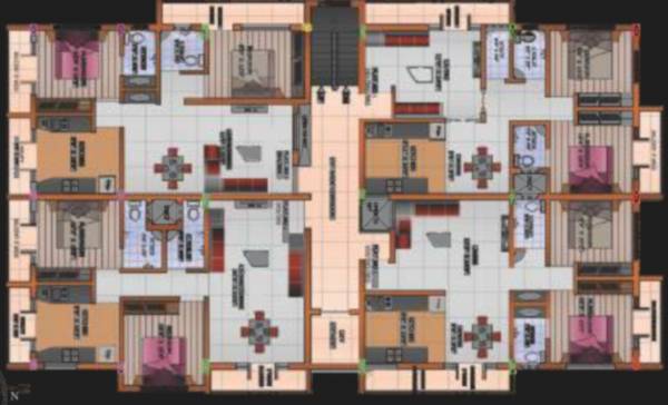 typical floor plan mahadev-heritage typical floor plan