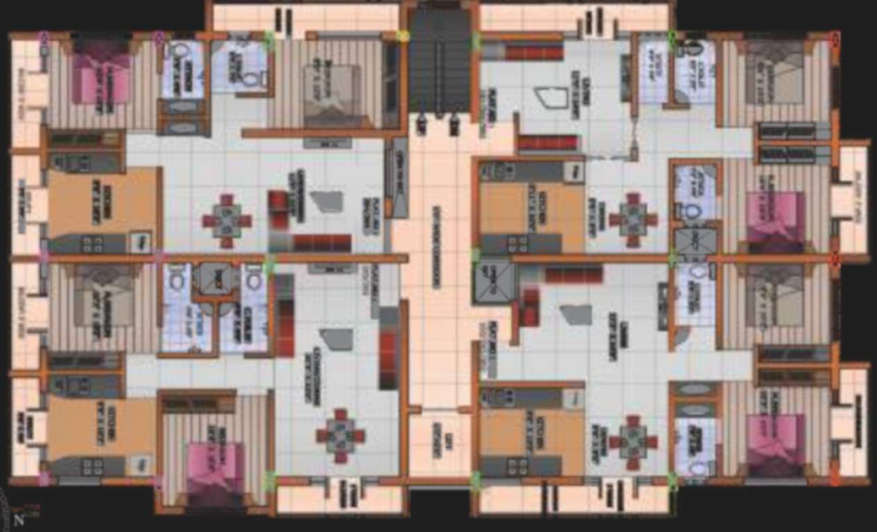  mahadev heritage typical floor plan