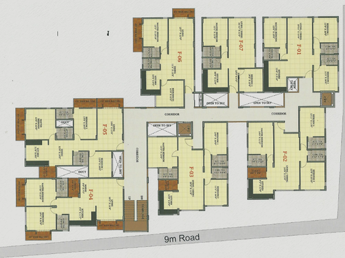  shambhavi-residency Cluster Plan
