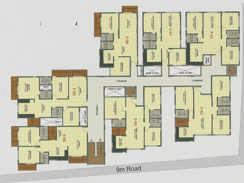  shambhavi residency Cluster Plan