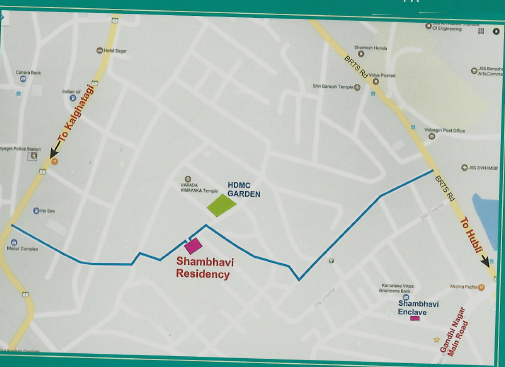  shambhavi residency Location Plan