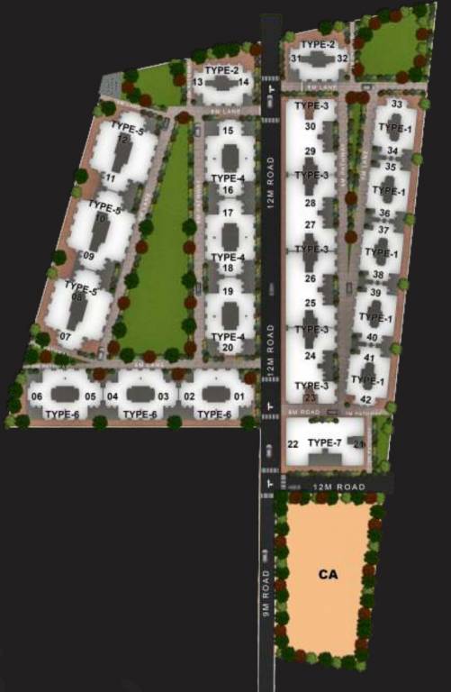  akshay town Layout Plan