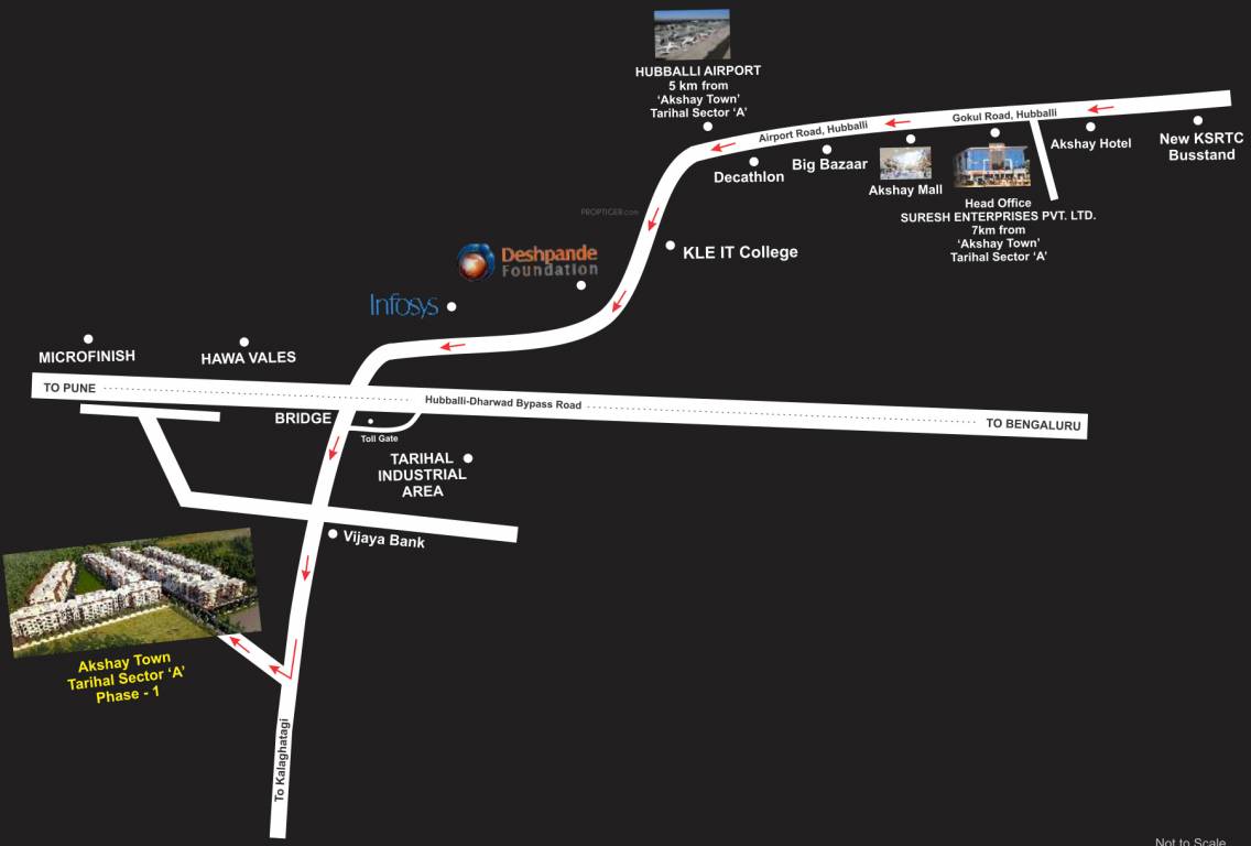  akshay town Location Plan