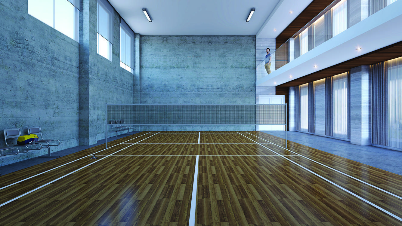 gvk skycity Badminton Court