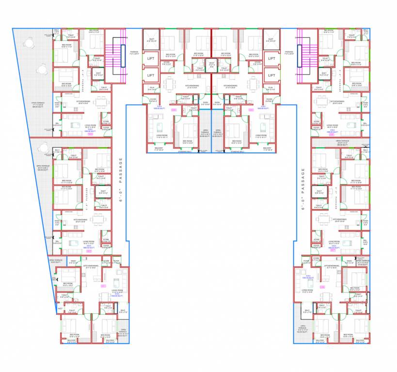  richmond towers Richmond Towers Cluster Plan for 5th Floor
