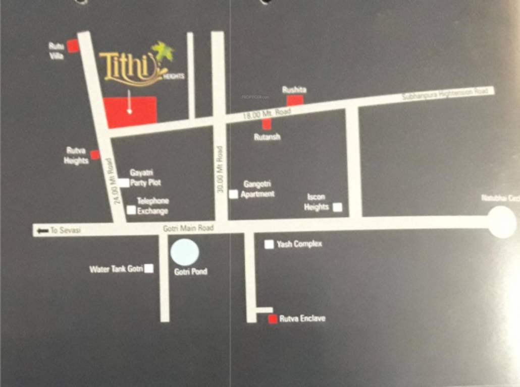  tithi heights Location Plan