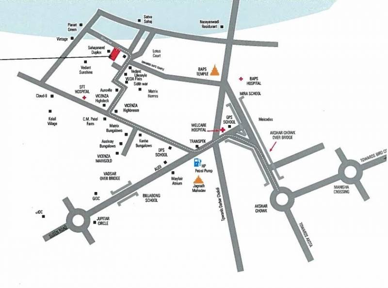  vakratund-enclave Location Plan